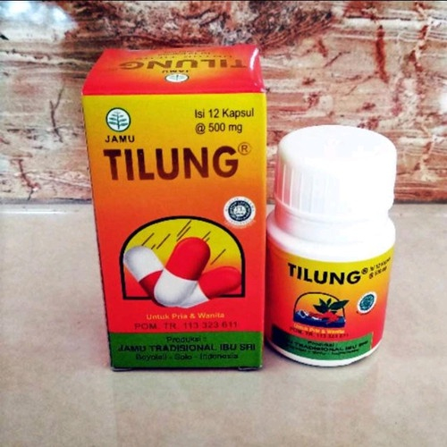 Tilung (cacing kering) - obat tifus / tipes 12 kapsul EXSTRAK CACING26500