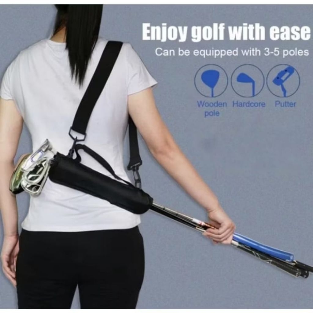 Tas Stik Golf Tempat Stik Golf 3-4 Stik