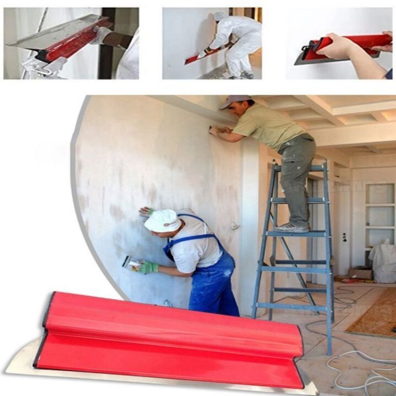 Alat Dempul Gypsum Scraper Tembok Plamir Dinding Skrap Stainless Perlengkapan Gudang Estetik