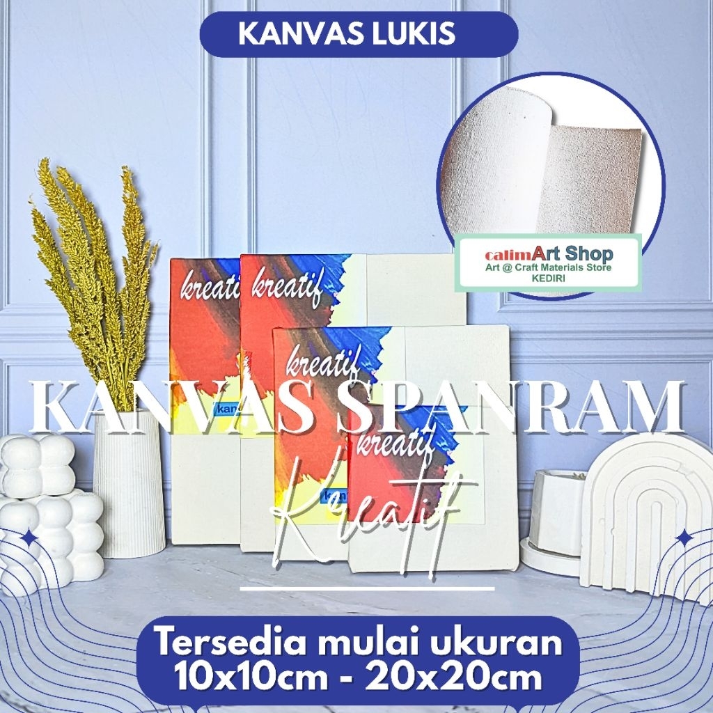 

Kanvas Lukis Kreatif 15x20cm - Kanvas Siap Lukis