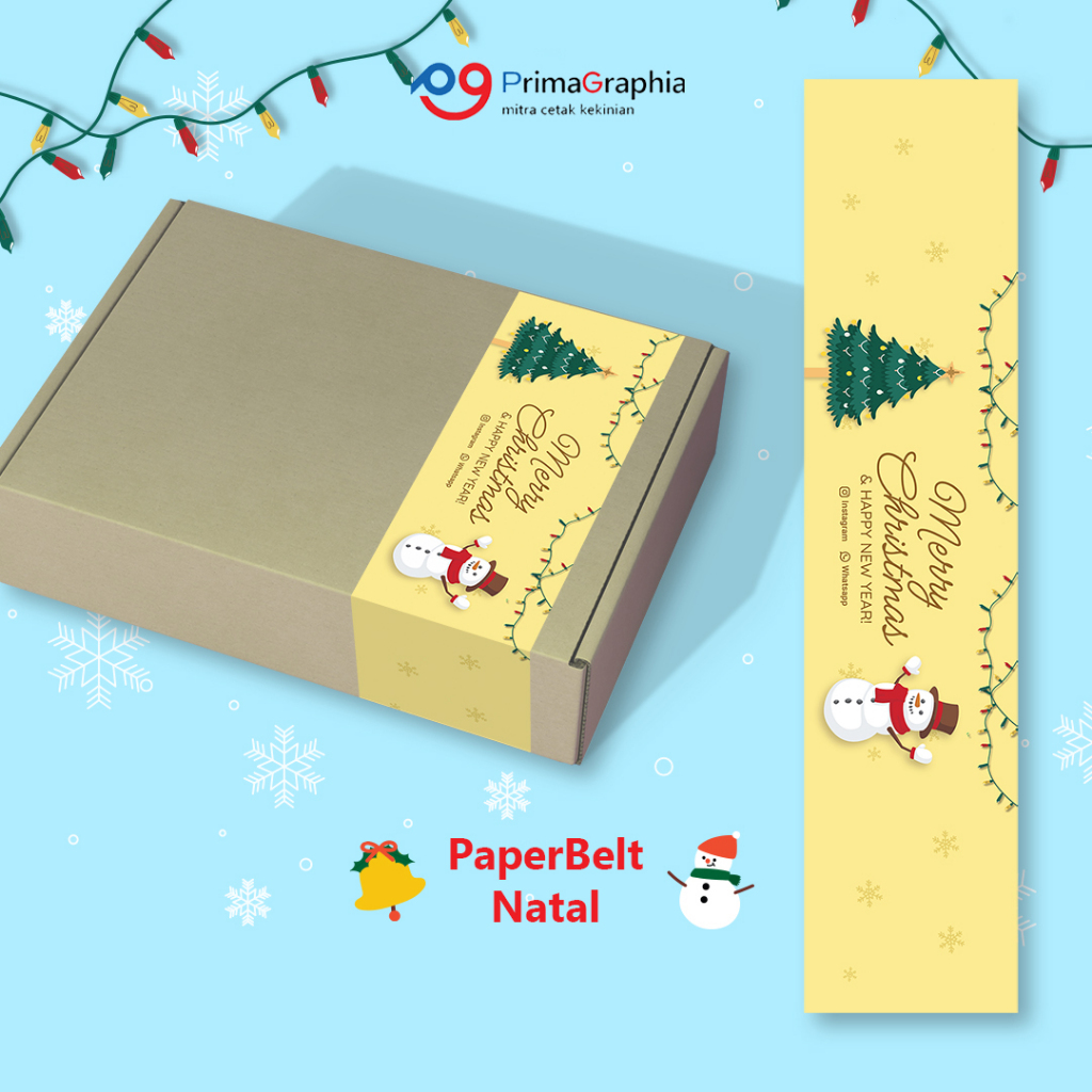 

Cetak Paper Sleeve Natal Custom Desain Template