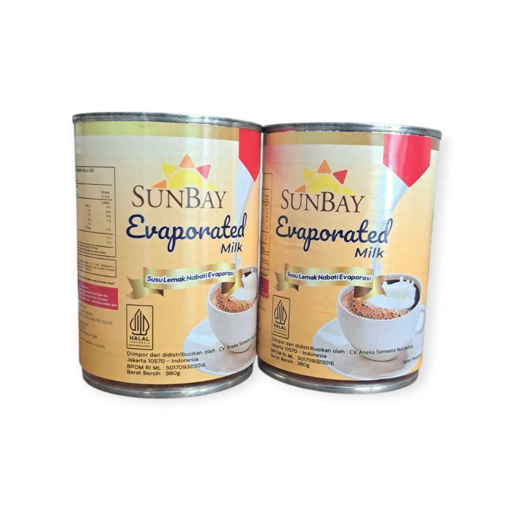 

Sunbay Evaporasi Susu 380g - Premium Evaporasi 380g