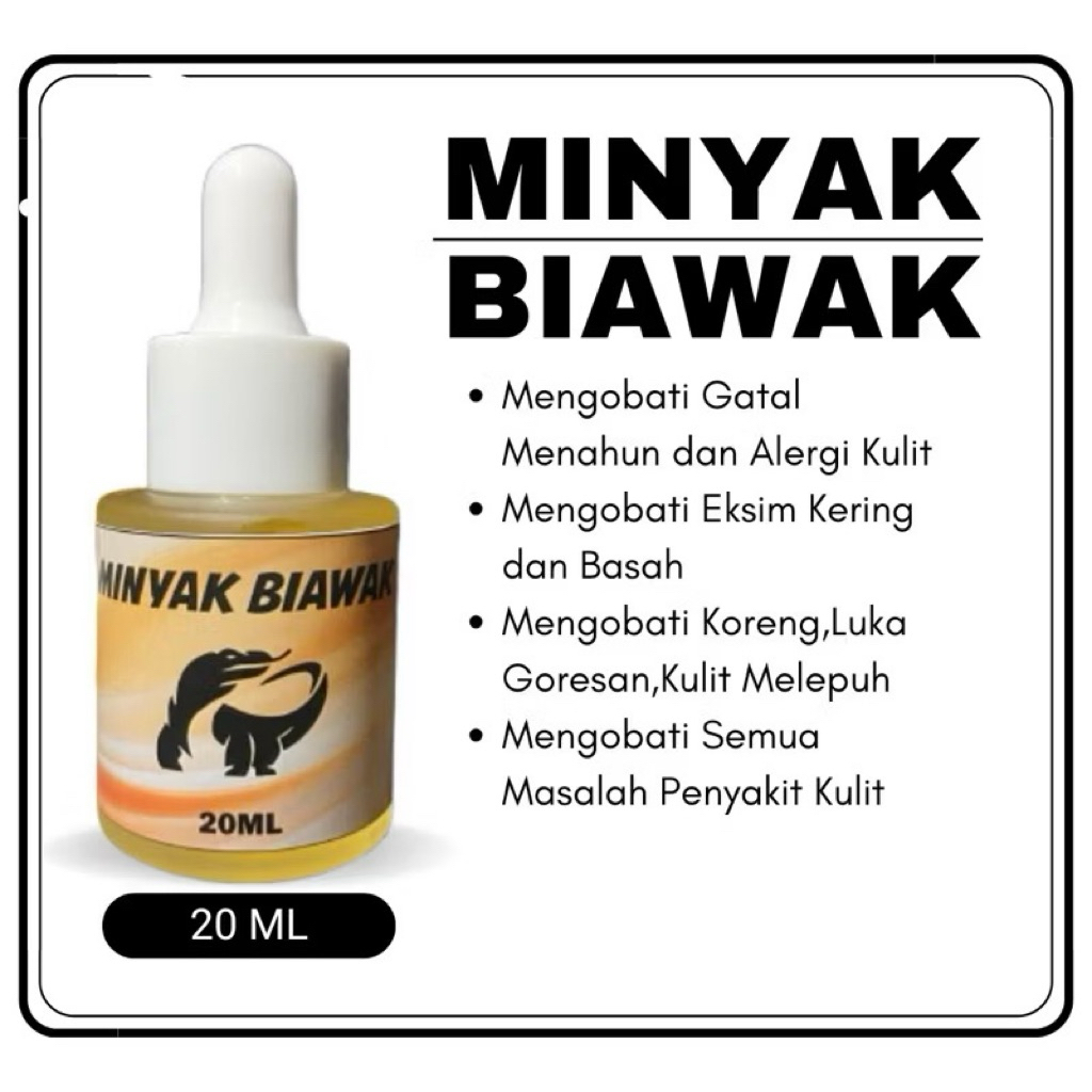 MINYAK BIAWAK MINYAK GATAL KULIT ORIGINAL BERPOM VIRAAALLL