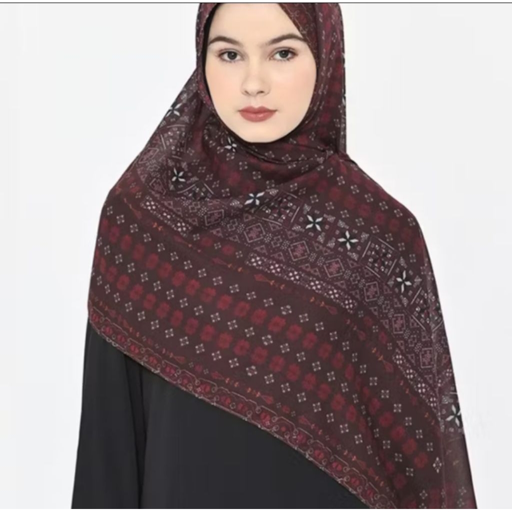 Preloved Tatreez pashmina pelangi asmara Raya 2025 #prelovedpelangiasmra