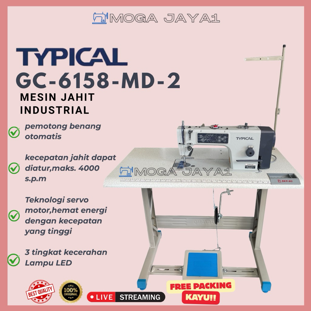 Mesin Jahit Otomatis Dan Dyrect Typical New