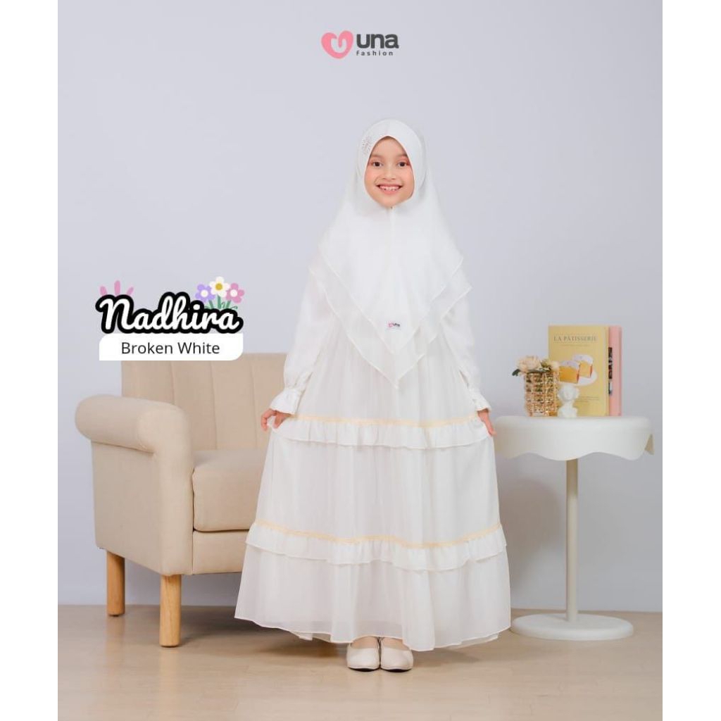gamis set nadhira new by una fashion