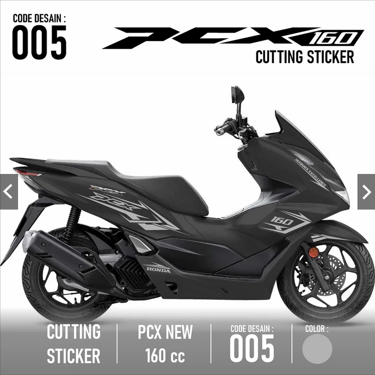 List Cutting Sticker PCX 160-Aksesoris Motor Stiker Honda PCX 160 cc Skotlet Sticker Striping Lis Va