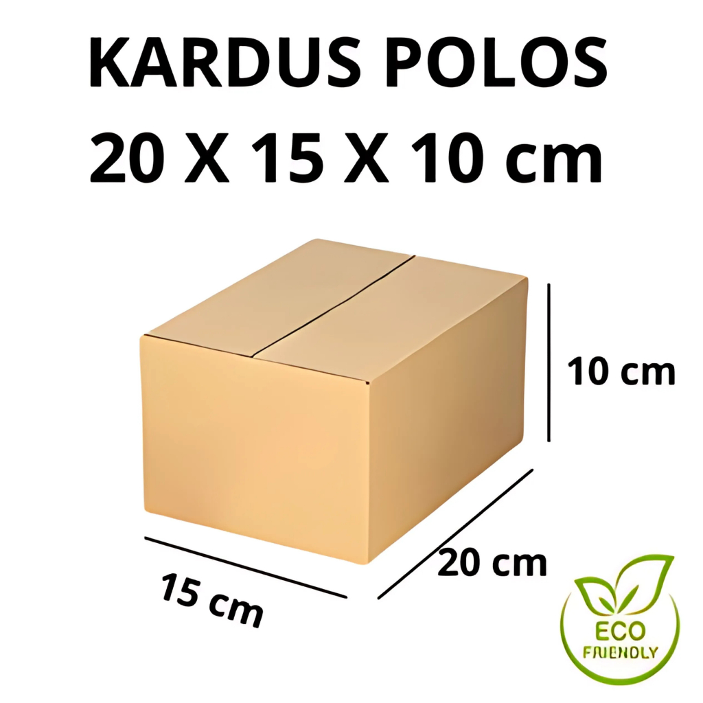 

Kotak Packing Polos 20 x 15 x 10 cm Karton Packing Kardus Polos 20X15X10 cm