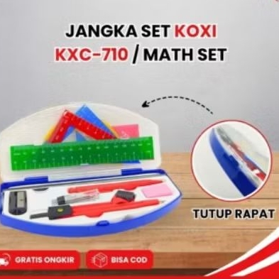 

JANGKAR MATEMATIKA SET KXC 710 | JANGKAR GEOMETRI | JANGKAR SET ISI 10 PCS | MURAH
