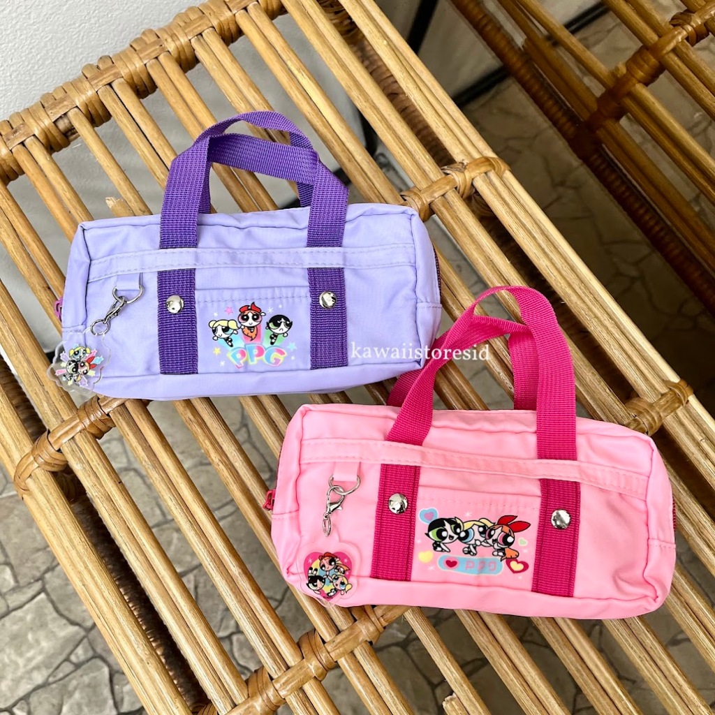 

Tempat Pensil Power Puff Girl Bubbles Buttercup Blossom Kain Nilon Tempat Penyimpanan Alat Tulis Aksesoris Lucu Unik Gift Hadiah Kado