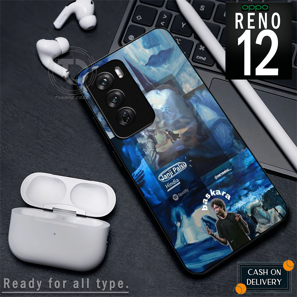 Case Handphone Motif Hindia Untuk oppo reno 12 8t 4g 8t 5g a3x/a3 nfc a17 a17k a3s a74 4g/reno 4f re