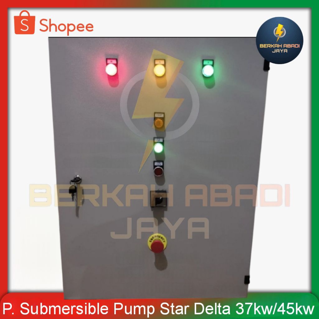 Panel Pompa submersible star Delta 37kw 45kw otomatis