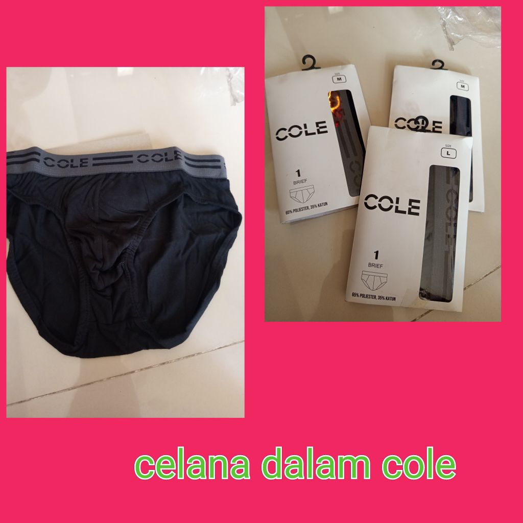 CD/celana dalam pria cole dewasa