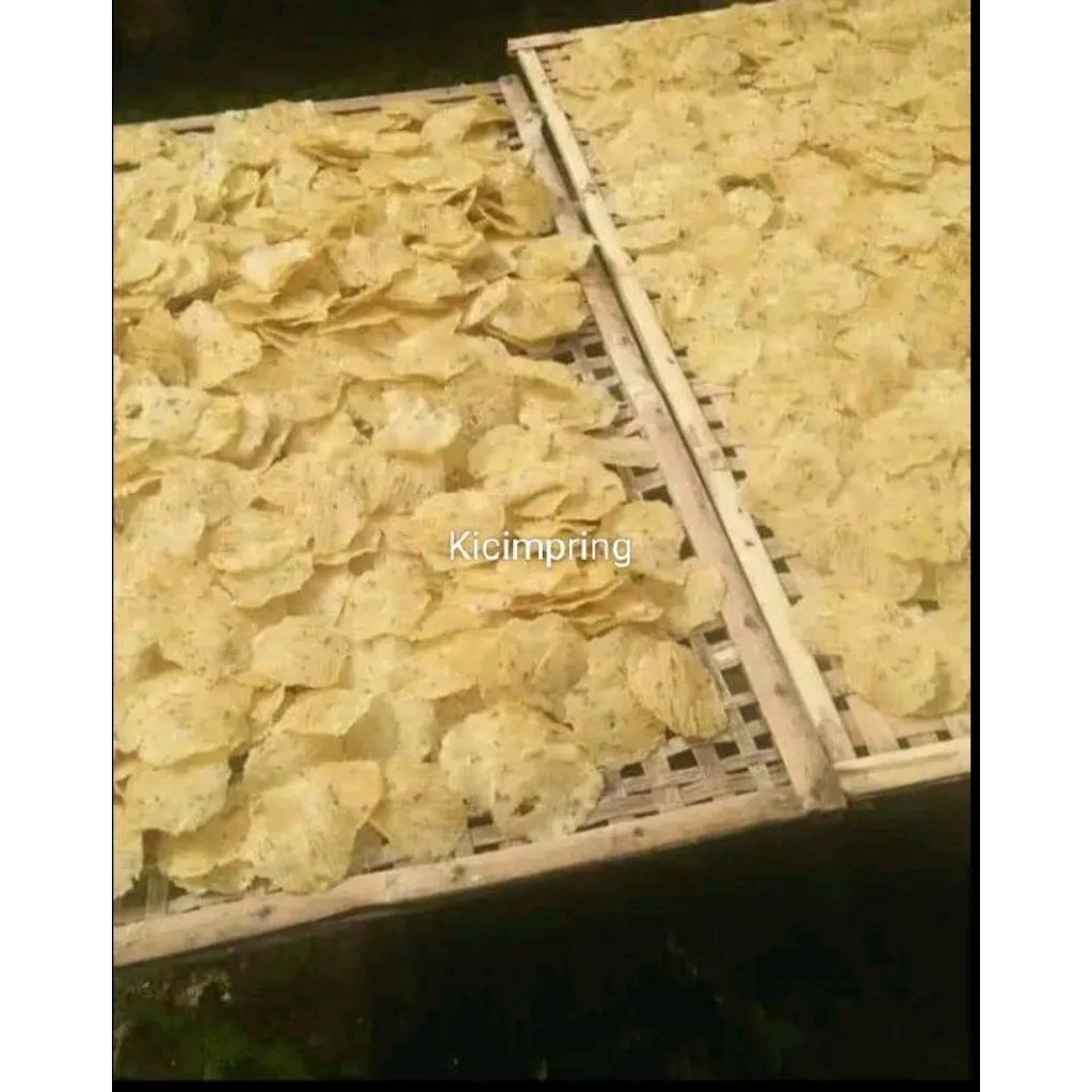 kicimpring/kecimpring/opak singkong mentah 1kg/opak beca