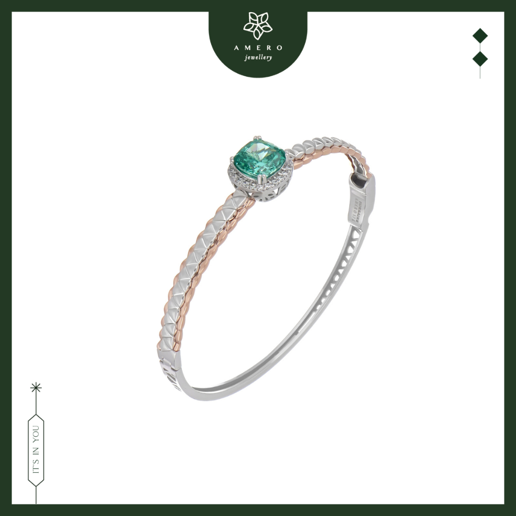 Gelang Emas 17K White Gold Morraine MB-52 Amero Jewellery