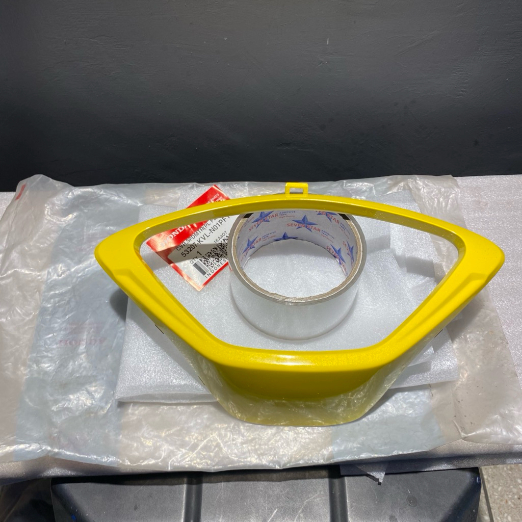 53207 KVL N01PFY COVER LIST SPEEDOMETER SUPRAX 125 KUNING ORIGINAL AHM