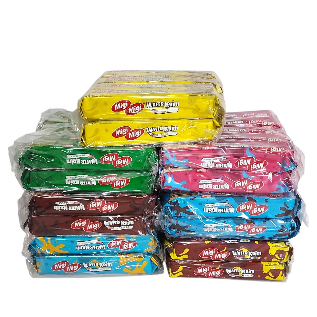 

Migi Migi Wafer Krim - Netto 10 bks x 11 gr.