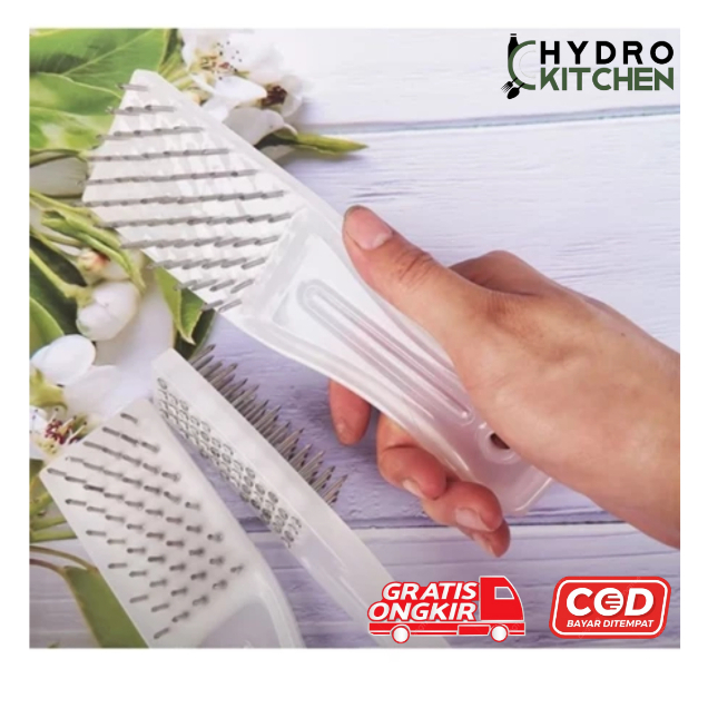 Alat Pengupas Sisik Ikan Stainless Steel – Pembersih Sisik Ikan Anti Karat Praktis & Cepat - 2680