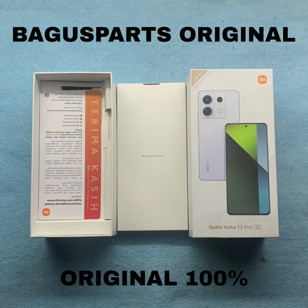 

DUS BOOK KARDUS BOX KARTON XIAOMI REDMI NOTE 13 PRO 5G ORIGINAL COPOTAN