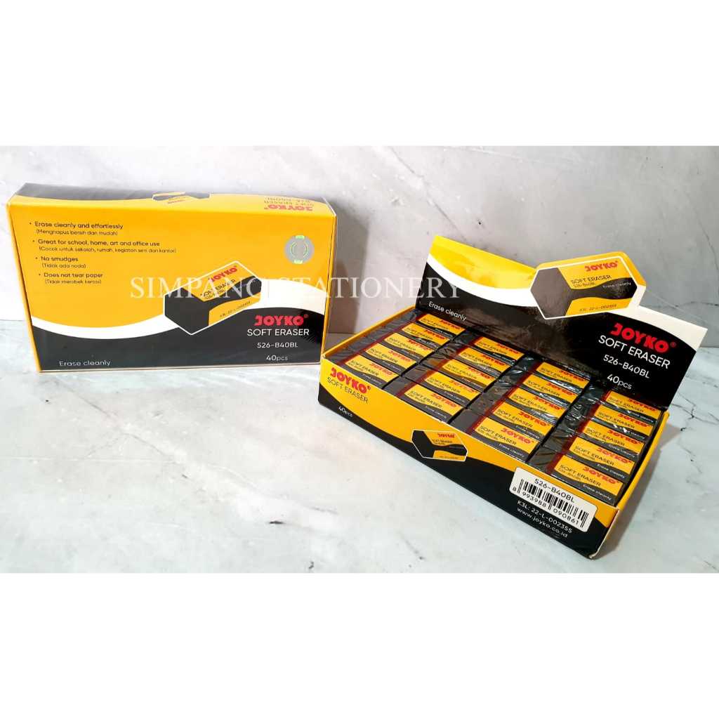 

Joyko Penghapus / setip Kecil Hitam 526 B40P isi 40 / pak