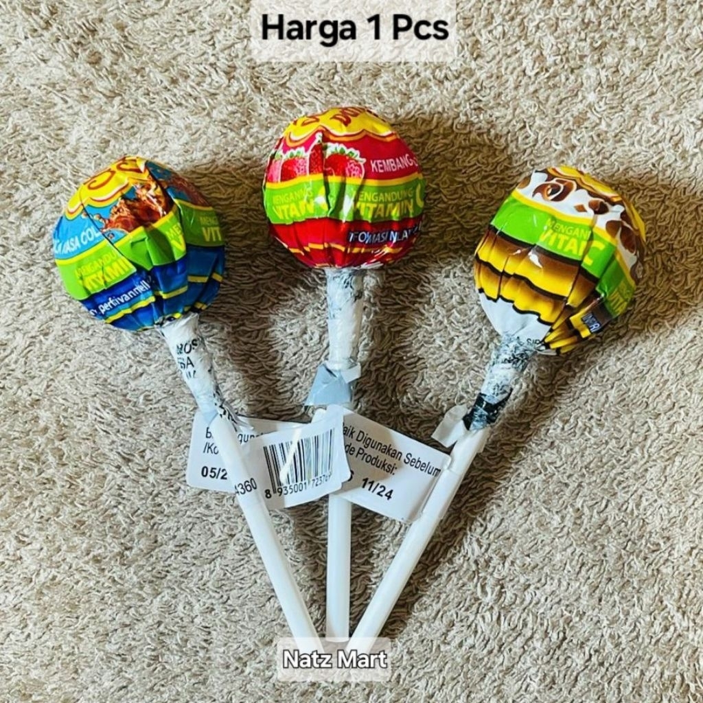 

CHUPA CHUPS Lollipops Classic Aneka rasa 12 gr Ecer 1 Pcs