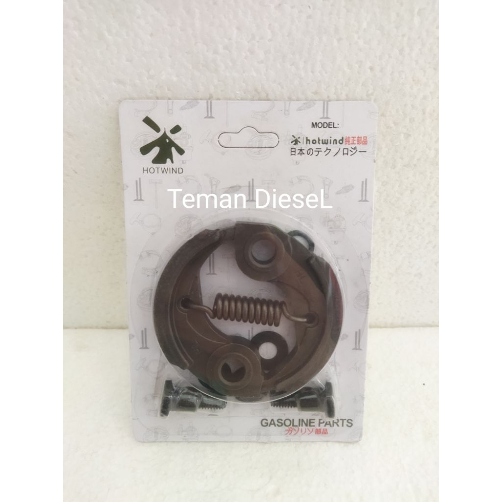 Kampas Rem Clutch Shoe Mesin Potong Rumput 328