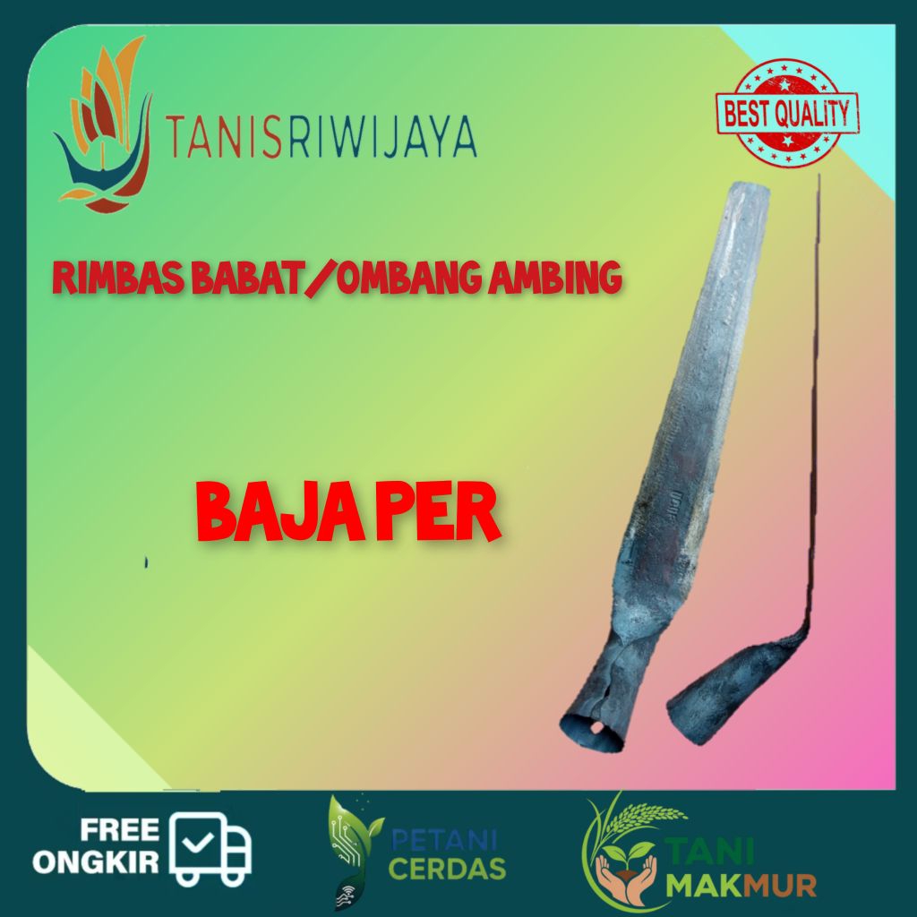 rimbas/babat / ombang ambing bahan baja per mata dua