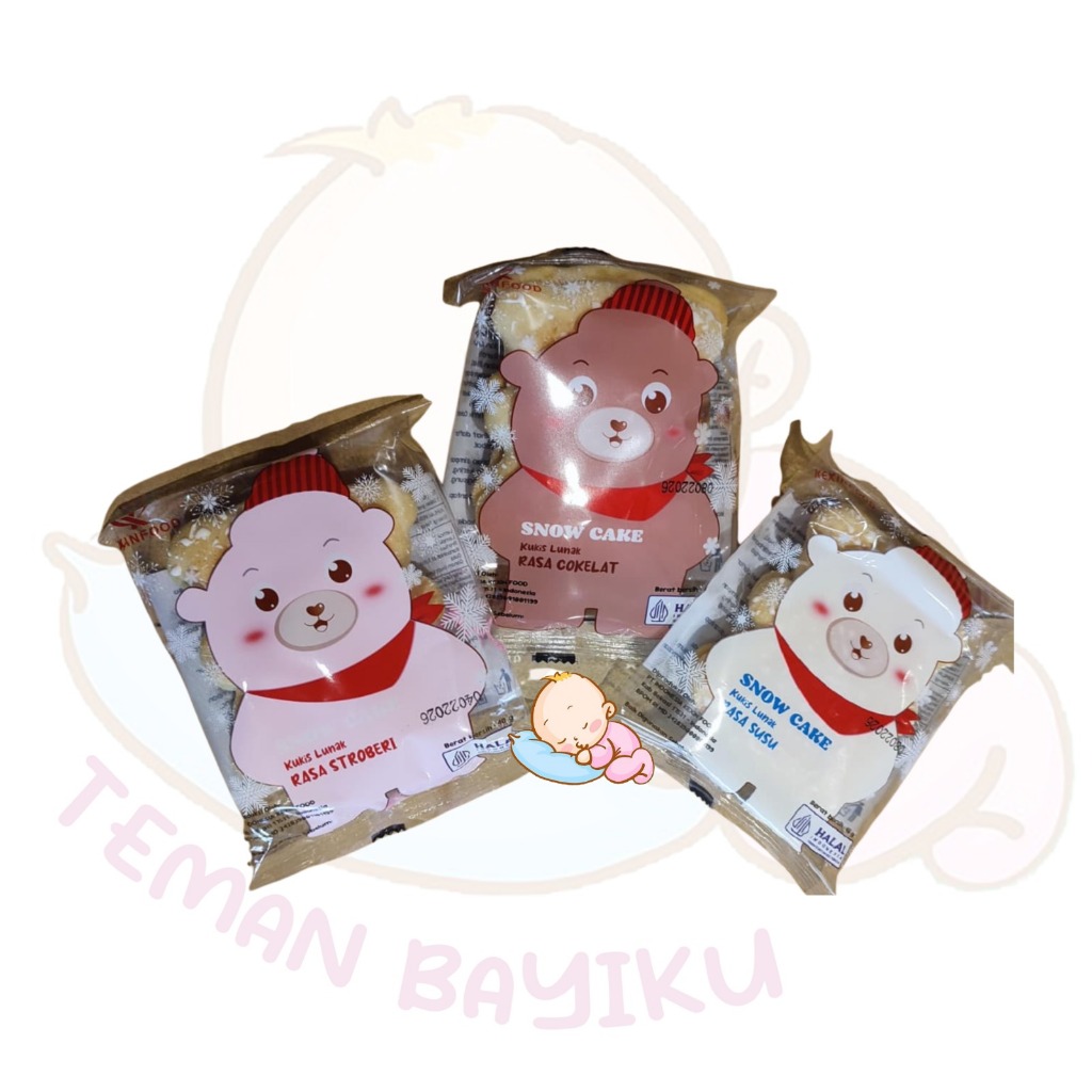 

Kexinfood Snow Cookies 40gr Roti Beruang Salju Kukis Lunak Isian Cream Rasa Chocolate Bread Coklat Kexin Food
