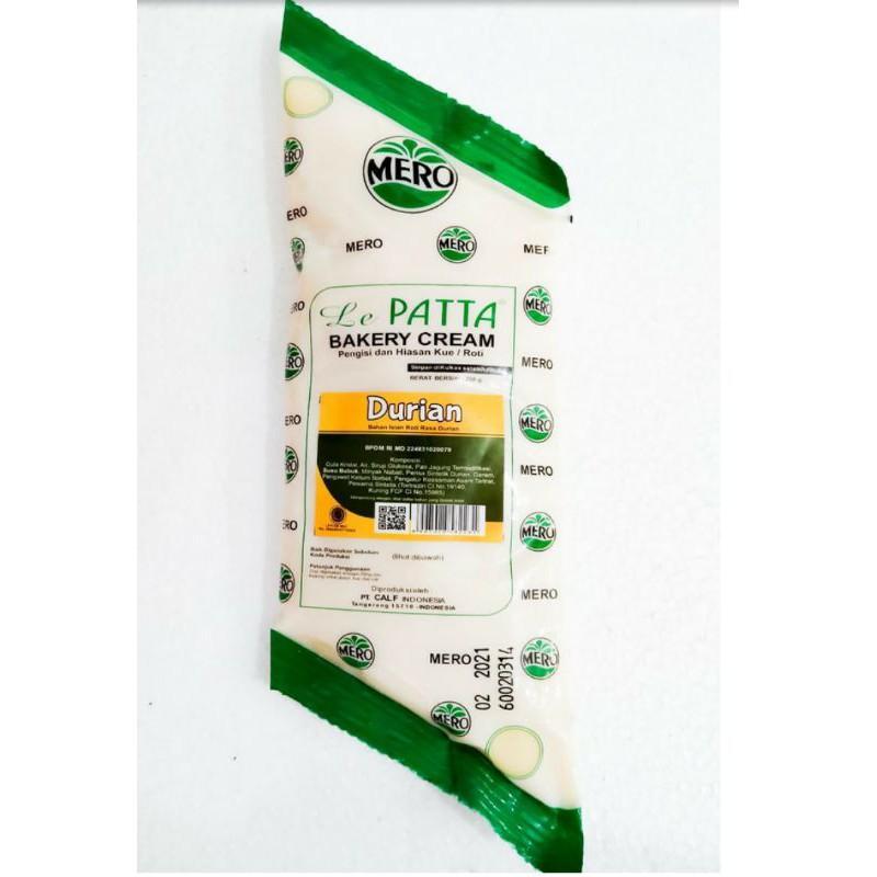 

MERO LEPATTA DURIAN CREAM 1KG, CREAM ISIAN MAKANAN,ROTI, CAKE DLL