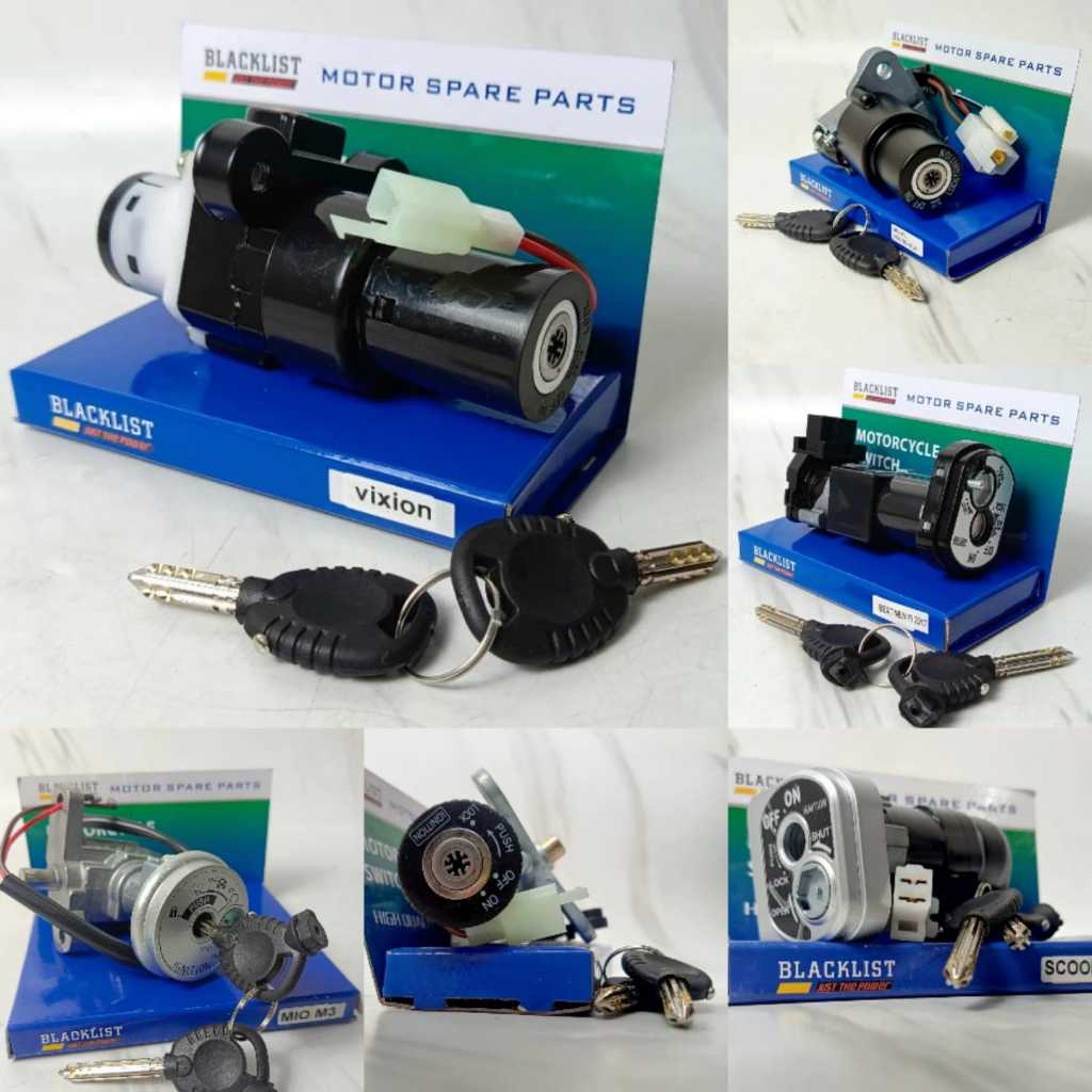 Kunci Kontak Anti Maling Blacklist Kontak Kunci Ignition Switch Beat vixion RX king mio m3 DLL