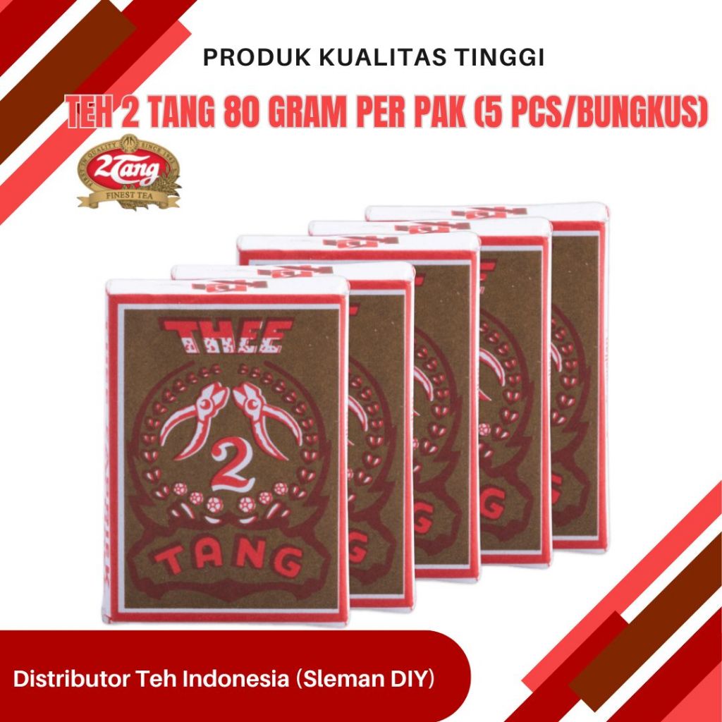 

Teh 2 Tang Hijau 80 gram isi 5 pcs