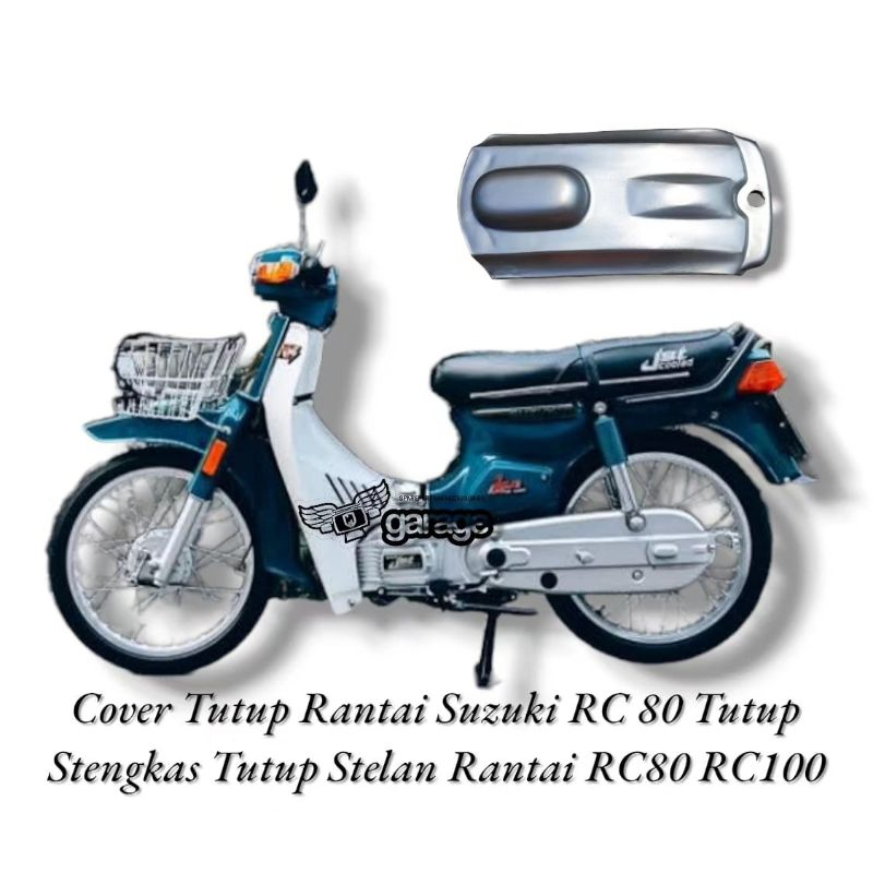 Cover Tutup Rantai Suzuki Rc 80 Rc 100 Tutup Stengkas Tutup Stelan Rantai RC80 RC100