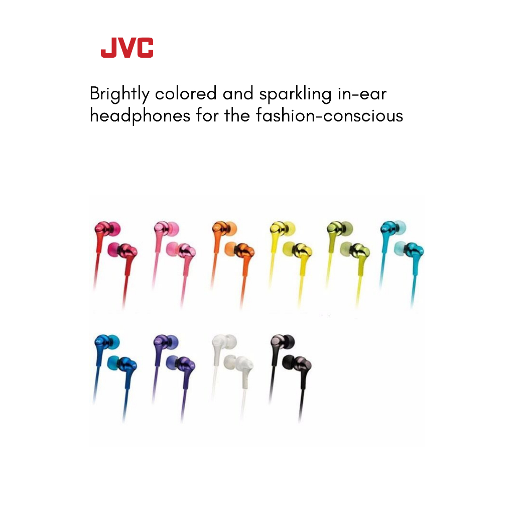 JVC HA-FX26 IEM Sparkling In Ear Earphone / Headset Stereo HiFi Audio