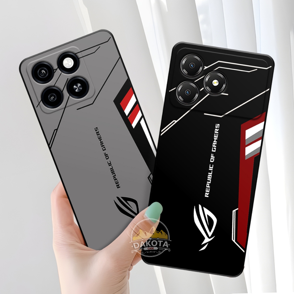 DAKOTA | Casing Silikon Hp ZTE Blade A36 | ZTE Blade A56 UV Printing Gambar Gamings | Case Lentur gr