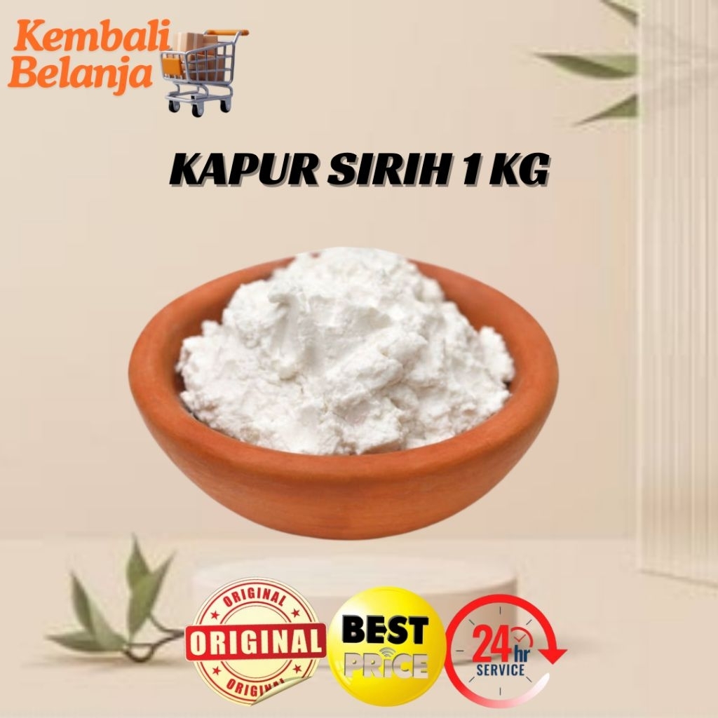 

Kapur Sirih Food Grade 1 Kg/ Untuk Campuran Makanan/ Kapur Sirih Asli/ Enjet