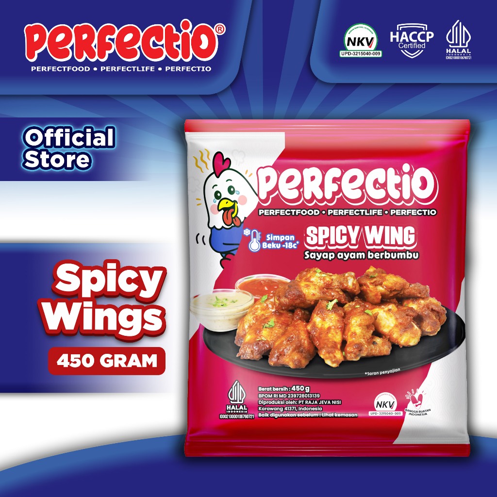 

Perfectio Spicy Wings 450gr