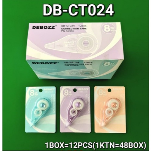 

Correction Tape 8M DB-CT024 / Cortape / tip ex / tip x / tipex 1 Pcs