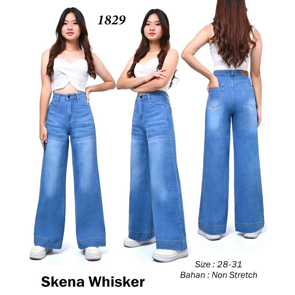 T-3000 Skena Whisker Flare Jeans