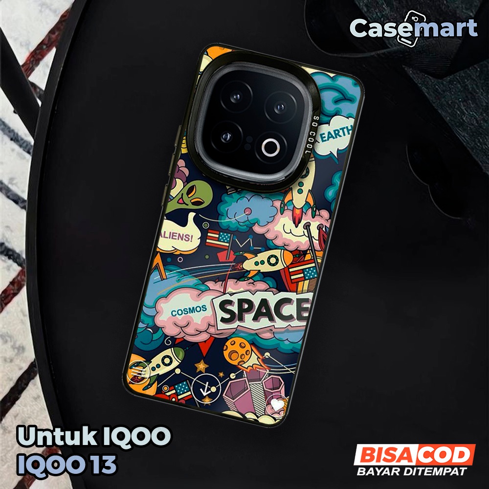 Case Iqoo 13 Casemart [AST2] Case So Cool Premium Matte Softcase IMD Hybrid Hologram Glossy