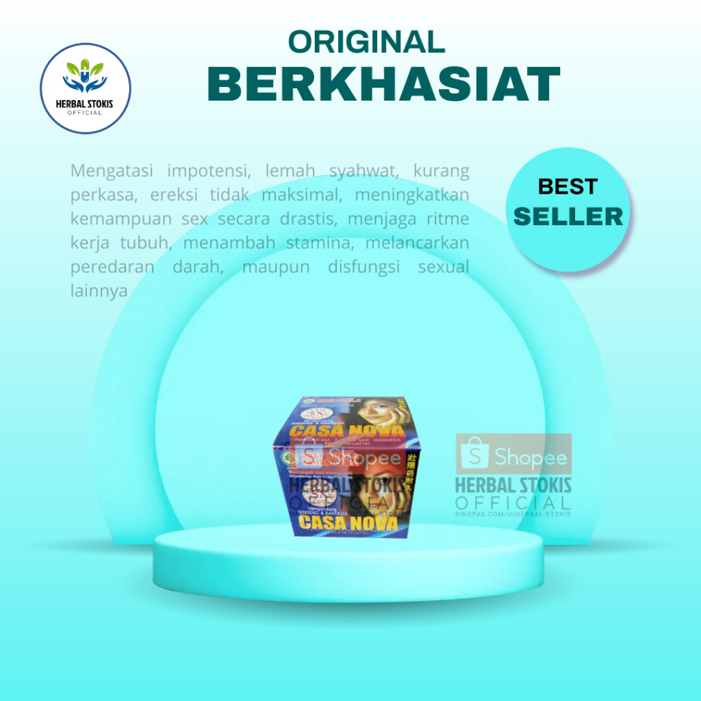 

Suplemen Kapsul Herbal Casanova Original Obat (Kuat) Obat Tahan Lama Ampuh