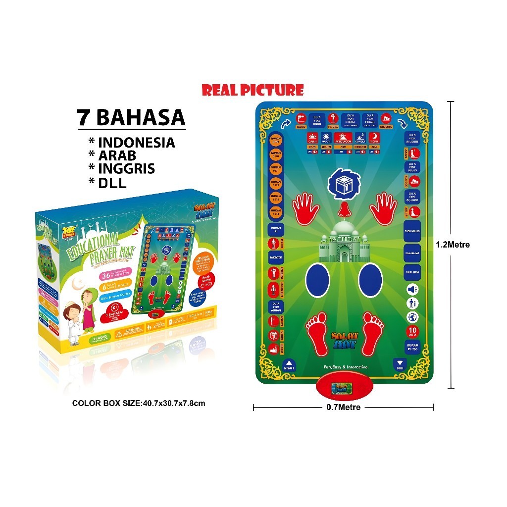 Sajadah Smart Sajadah / Sajadah Pintar Anak / Panduan Belajar Sholat