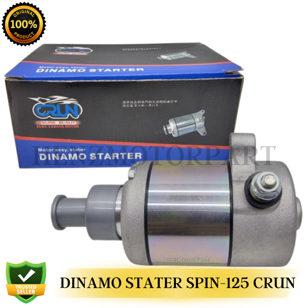 DINAMO STATER SUZUKI SPIN 125 DINAMO STARTER ASSY SPIN-125 CRUN