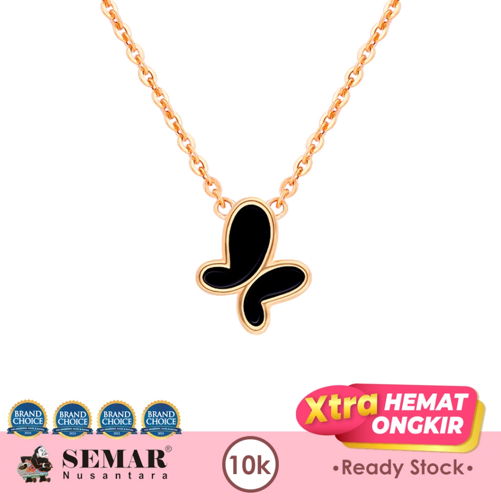 Kalung Emas Pieris Butterfly Series Gold 10K Semar Nusantara