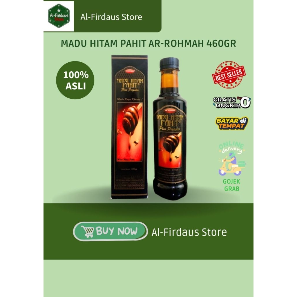 

MADU HITAM PAHIT AR-ROHMAH 460GR