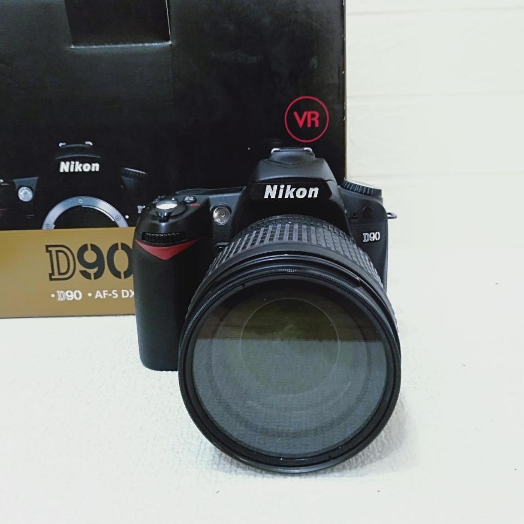 nikon d90 lensa vr 18 105mm kamera second