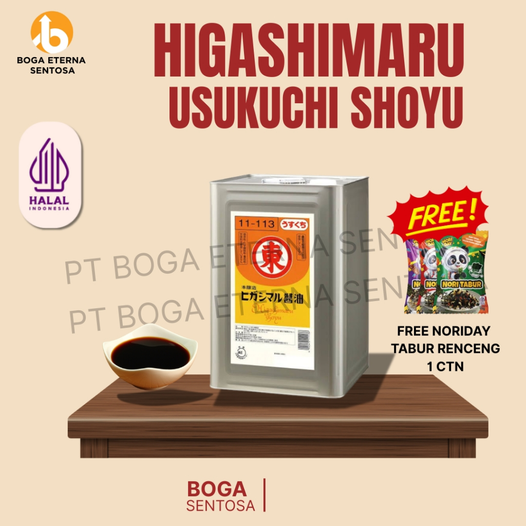 

HIGASHIMARU USUKUCHI SHOYU / KECAP ASIN JEPANG 18 L ( PROMO! )