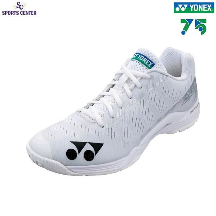 Limited Edition Sepatu Badminton Yonex 75TH Power Cushion Aerus Z Men SHBAZMAEX White