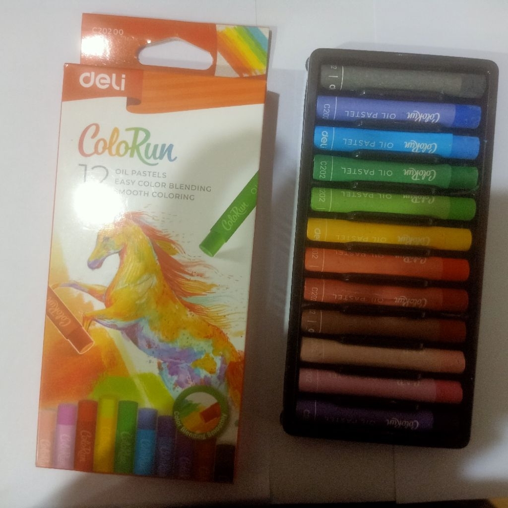 

Deli Oil Pastel ColoRun 12 Warna C20200