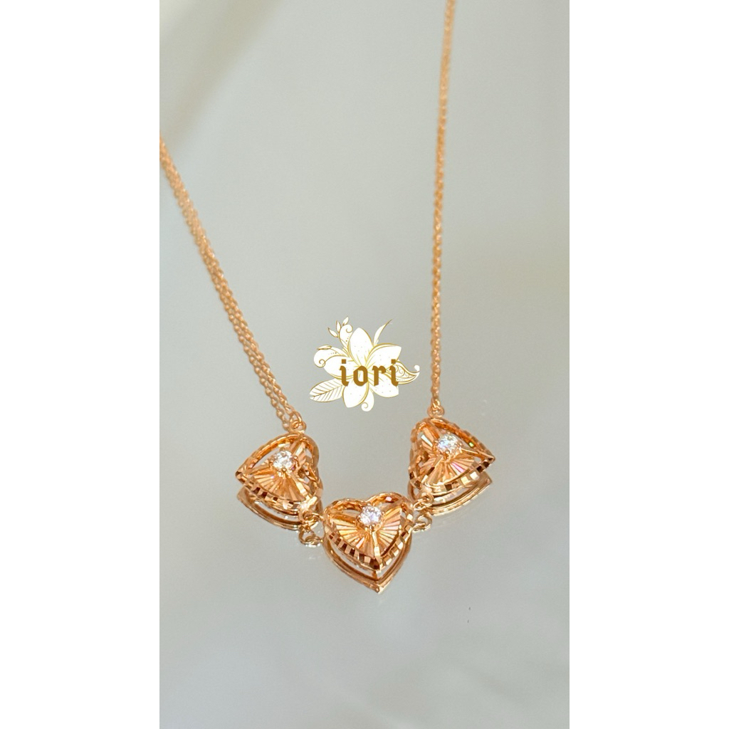Kalung Love3 Emas G375 8K