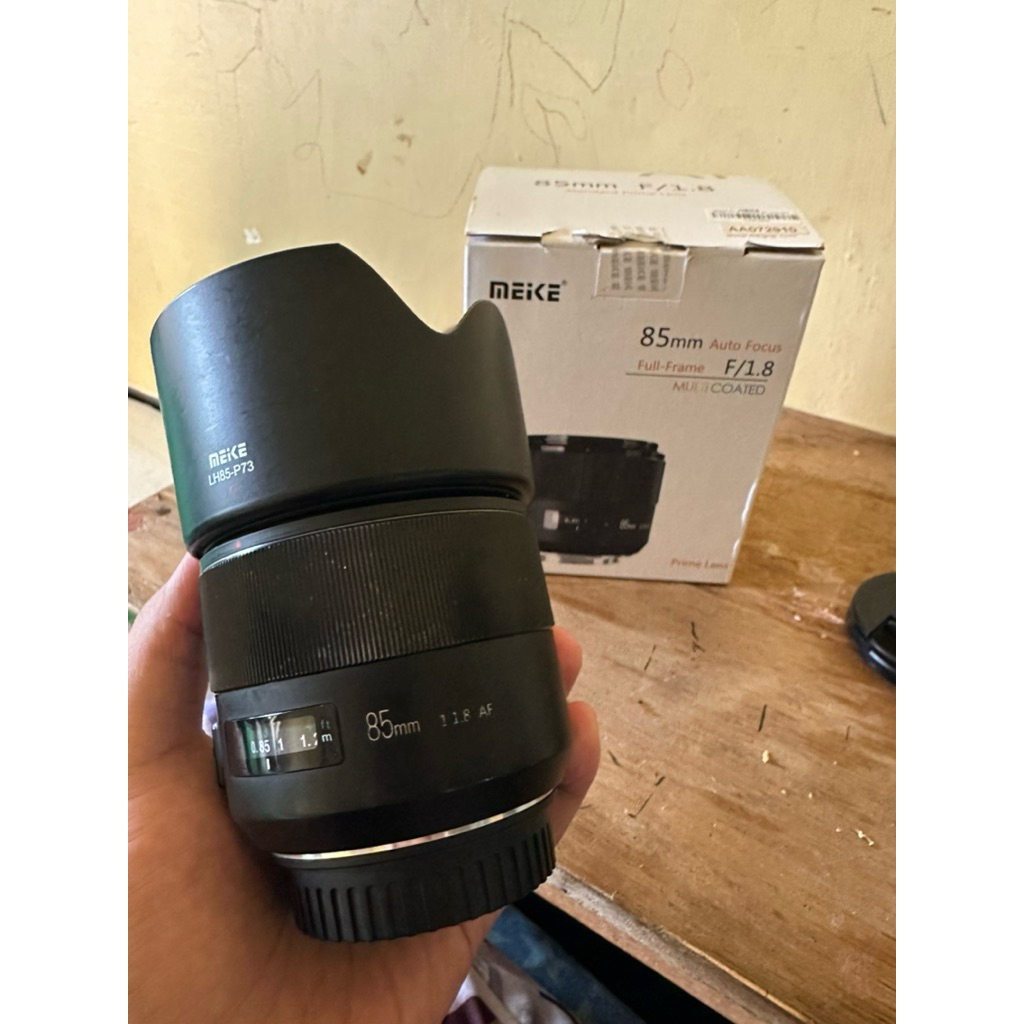 LENSA Meike FOR CANON AF 85mm F1.8 Full Frame Auto Focus / Lensa Meike 85mm F1.8 STM